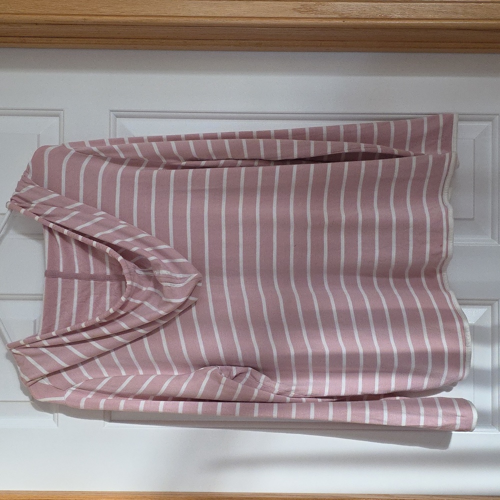 Womens xxl Market & Spruce  striped lightweight hoodie - Picture 2 of 2